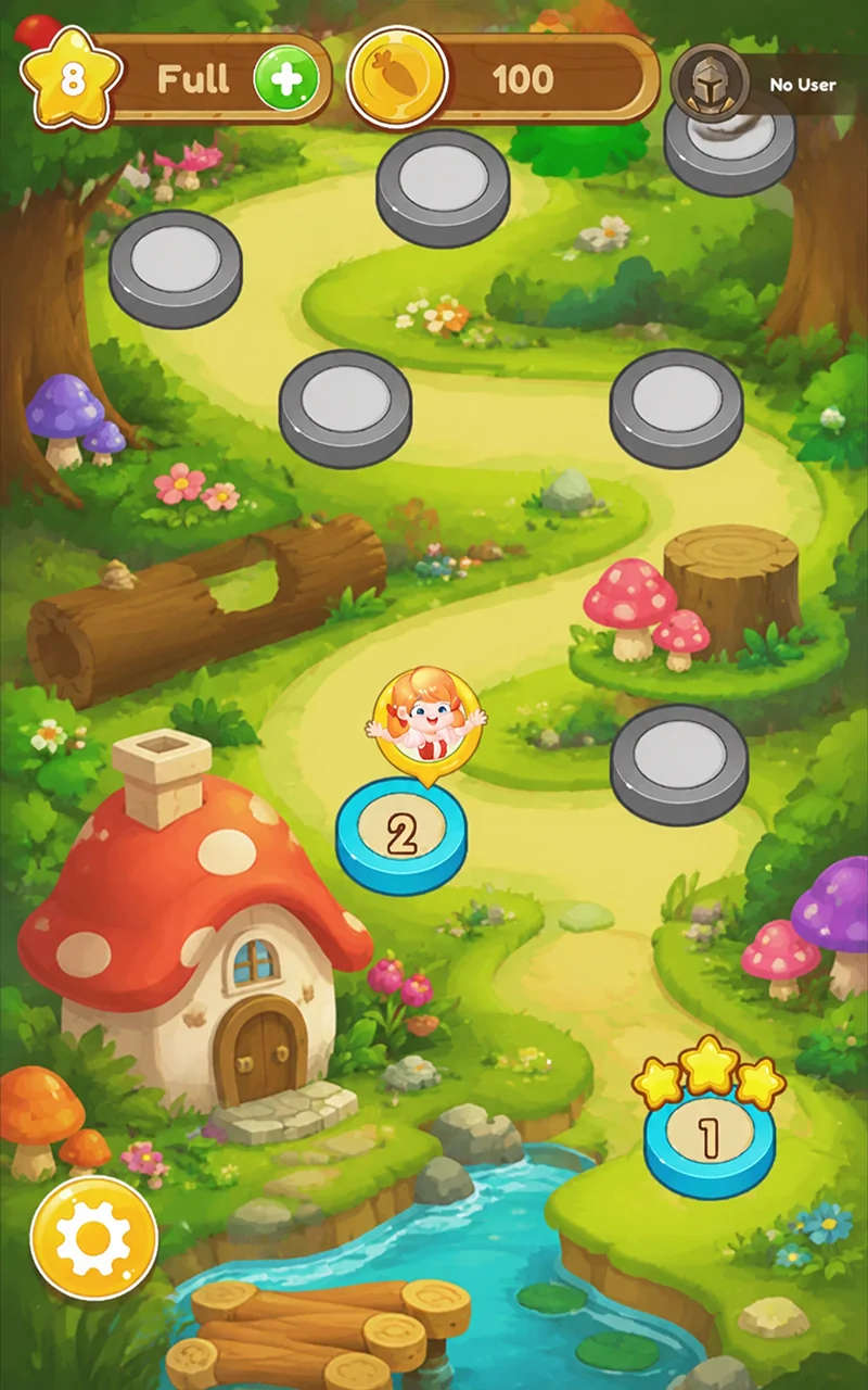 Fruitveil Orchard level map