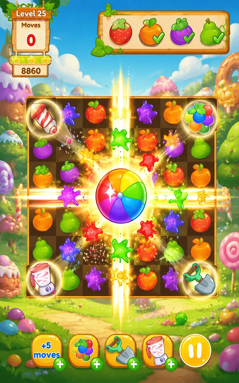 Fruitveil Orchard connect gameplay